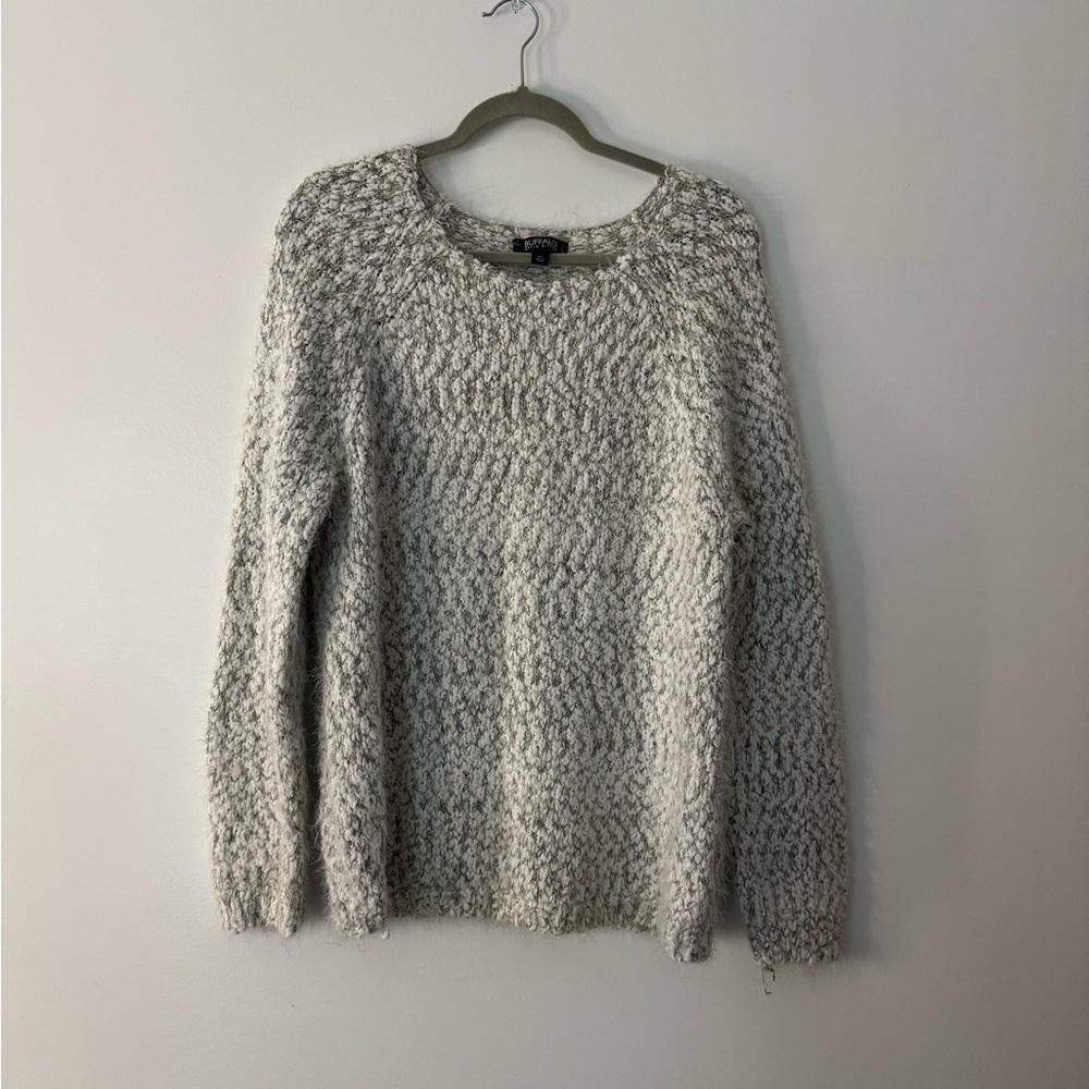Buffalo David Bitton light gray sweater